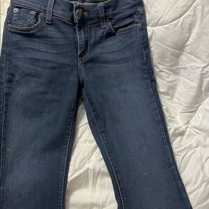Free People Dark Blue Women's Flared Jeans